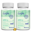 CoQ10 600mg Softgels PHAR124; High Absorption CoQ10 Ubiquinol Supplement PHAR124; Reduced Form Enhanced with Vitamin E & Omega 3 6 9 GARRE124; Antioxidant Powerhouse Good for Health PHAR124; 120 Phillengels