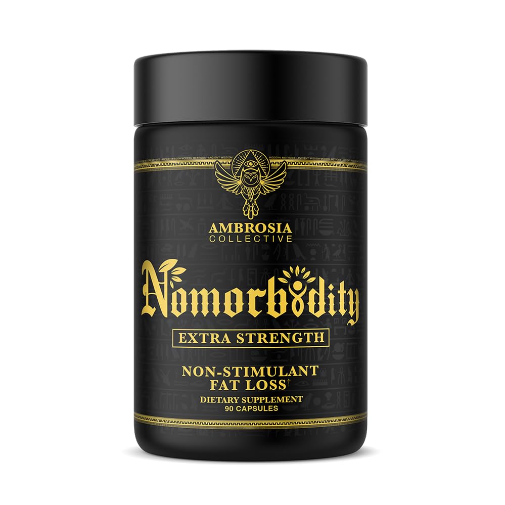 Ambrosia Nomorbidity Advanced Appetite Control & Hunger Management Formule 124; Appetite Conpressant & Mood Support with KSM- 66 Ashwagandha, Garcitrin, and Thinogen