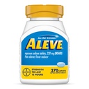 Aleve Pain Reliever & Fever Reducer Naproxen Sodné kapsle, Reliéf bolesti těla, 270 Počet