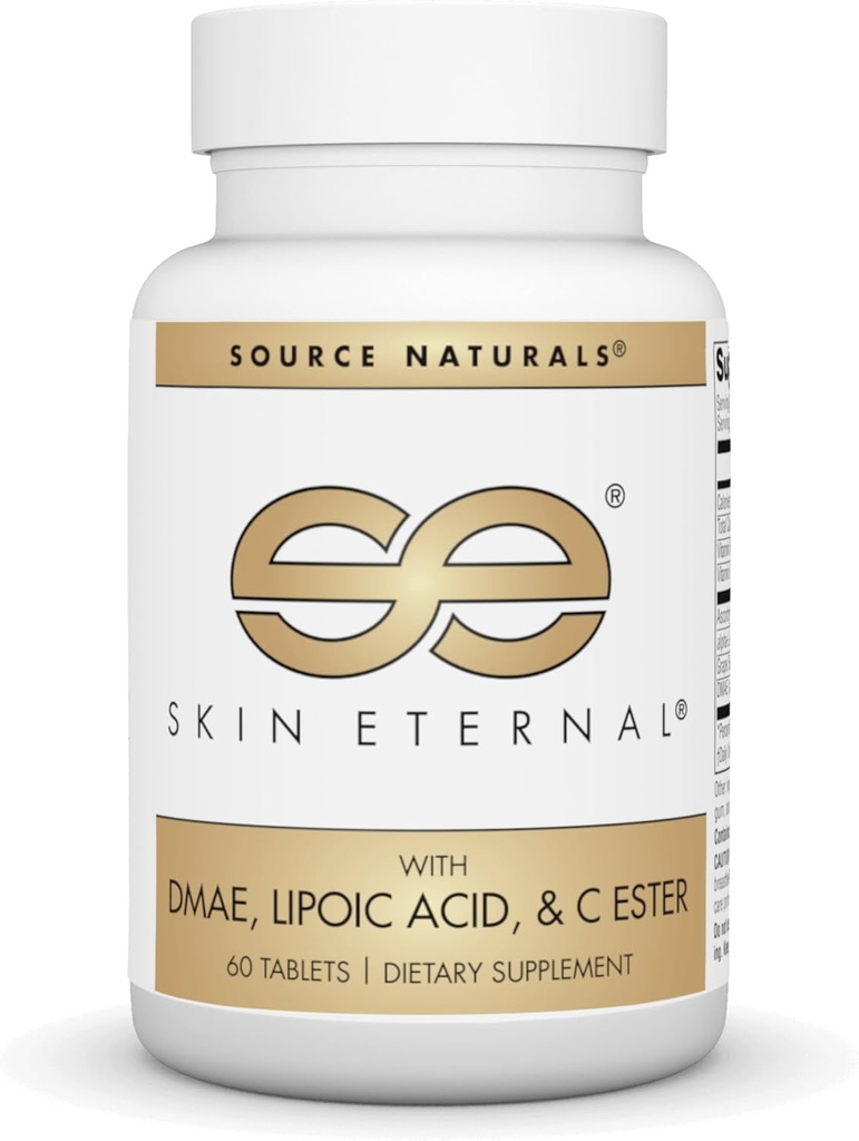 Zdroj Naturals Skin Eternal Tablet s DMAE, kyselina LIPOIC, & C Ester - 60 tablet