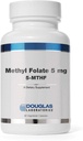 Douglas Laboratories - Methyl 5 mg (5-MTHF) - Biologicky aktivní vitamin B9 na podporu kardiovaskulárního zdraví a nálady - 60 Kapsle