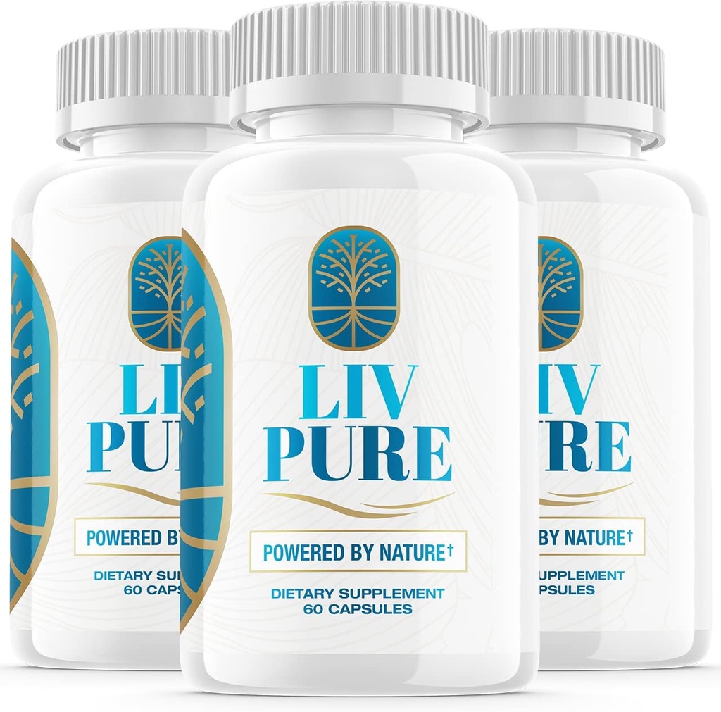 (3 balení) Liv Pure Power by Nature Advanced Formule Játra Živé Pure Perification Function Dodatek funkce (180 Kapsle)