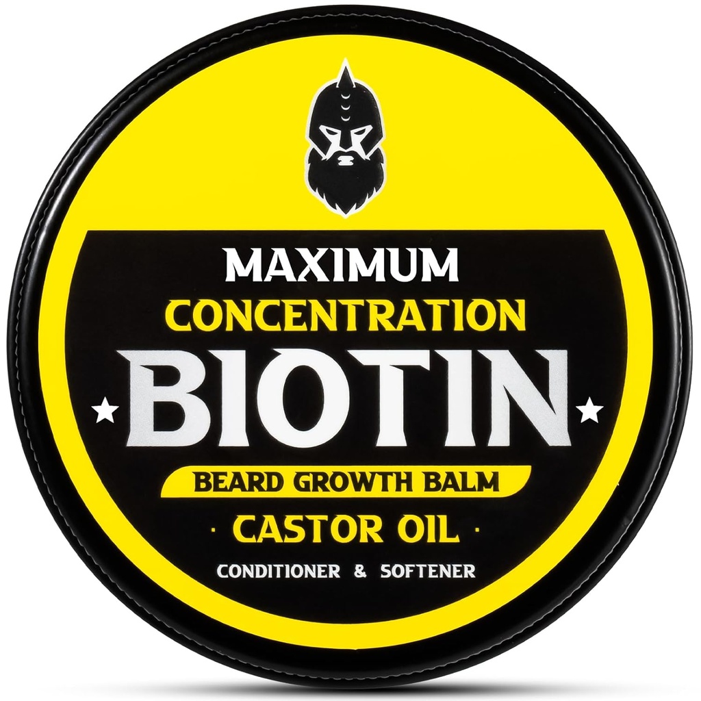 Plešoun, maximální koncentrace BIOTINU, s oleji Castor a olejem Argan & Jojoba, Promotes Beard Growth, Styles, Zesiluje & Softens Beards & Mustaches, 2 Ounce Consultandalwood