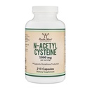 NAC dodatek N-Acetyl Cystein (1,000mg Per Serving 500mg per Cap, 210 Kapsle) (Testováno třetí stranou) s Odor maskovací technologie na zvýšení úrovně glutathione Double Wood