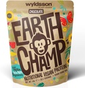 Veganský proteinový prášek (1kg) - 28 Služeb - EarthChamp by Wyldsson - Plant Based Chocolate Protein Powder Shake - Dairy Free - Lactosa Free (Choc)