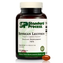Standardní proces Soybean Lecithin - Příplatek na podporu zdraví mozku - Nutriční celý potravinový doplněk s esenciální mastné kyseliny ze sójových bobů Lecithin - 240 Softgels