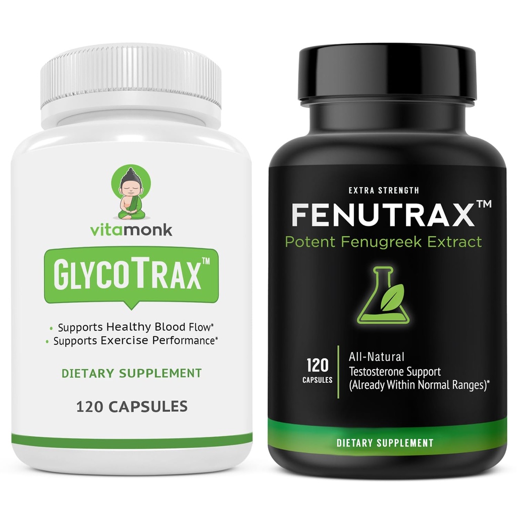 VitaMonk Fenugreek Seed Extract & GPLC - podporuje cirkulaci a zdravé hladiny testosteronu