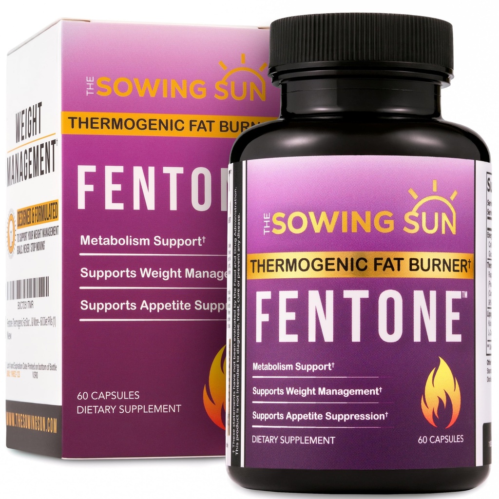 Fentone termogenní spalovač tuků Energy Booster, Appetite Conpressant, Klinicky studoval hubnutí, spalování tuků, Fenylethylamin HCl, L - karnitin, Ketones - 60 dietní pilulky (1)