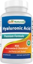 Nejlepší Naturals Hyaluronic Acid 100 mg 60 Kapsle - Podpora zdravé klouby a mladistvá kůže