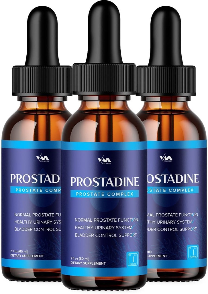 Prostadine Drops for Prostate Health - Prostadine Blinder & Urination Support, Maximální síla, 2024 Zlepšený vzorec, 3 - Měsíční dodávka