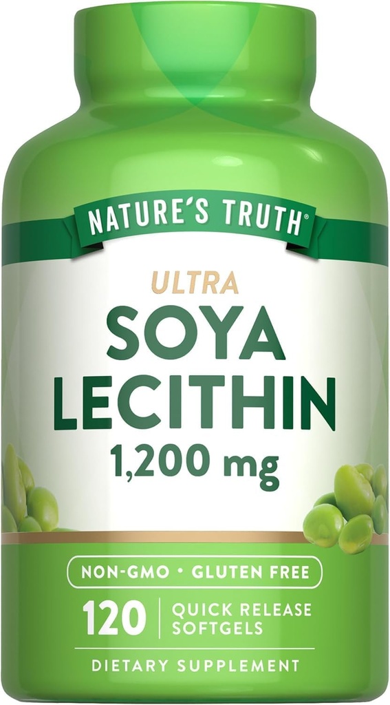 Nature 's Truth Ultra SOYA Lecithin 1200 mg, 120 Count (balení po 1)
