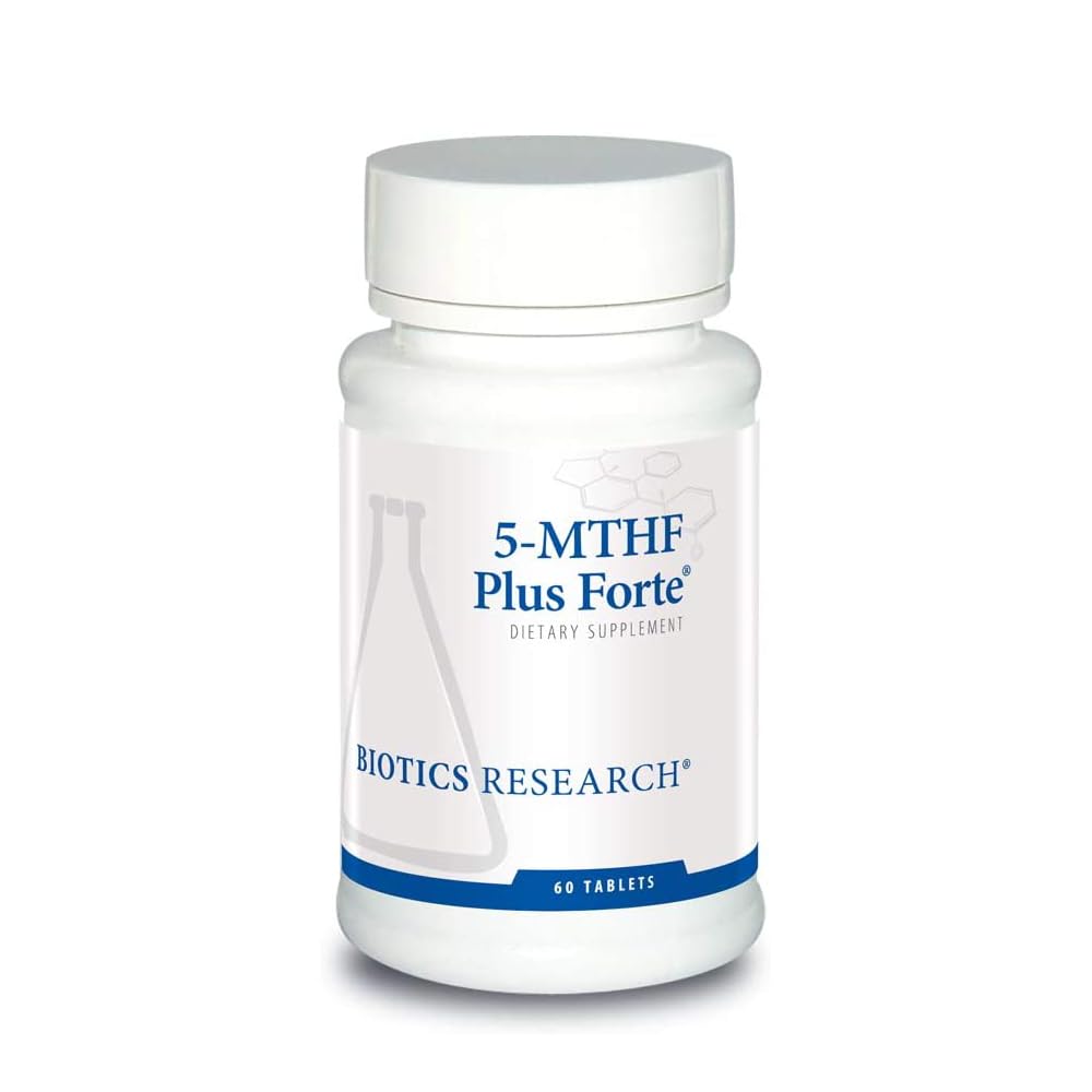 Biotics Research Biotics Research 5-MTHF Plus Forte - Brain Health Promotes Relaxed Mood and Serotonin Production 60 Kapsle
