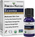 Síla přírody Ekzém Control, Citlivé, suché a ltchy kůže Relief, Steroid- Free péče o Flare- Ups, Ekzém Léčba pro dospělé, Organická homeopatická medicína, Fast- acting, 11ml (0.37 fl oz)