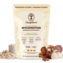 Mycoprotein Houbový prášek - Vegan Protein, Plant based, Superfood, Master Blend of Chaga, Reishi, Turkey Tail, Shiitake, Lions Mane - Vanilla (1.76 liber)