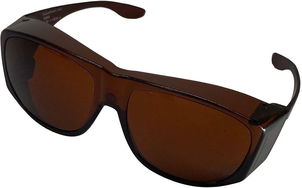 Solar Shield Fits- Over Sunglass, SS Polykarbonát II Amber, Unisex, Sunglass