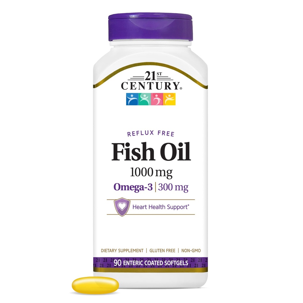 Rybí olej 1000 mg 90 Enteric Coated Softgels, 21. století