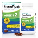 PreserVision AREDS 2 oční vitaminy, # 1 Eye Doctor Doporučené značky, Lutein a Zeaxanthin dodatek s vitaminem C, vitamín E, zinek, a měď, 130 Softgels (Minigels)