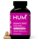 HUM Skinny Bird Green Tea Extract Appetite Support pro ženy s 5HTP, chrom, Caralluma Fimbriata, gluten zdarma a vegan, Green Tea Extract Kapsle doplňky pro ženy, 90 Kapsle