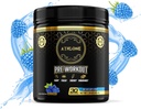 Pre Workout Powder Blue Raspberry Performance Blend- Energy with Caffeine, L-Citrulline, Beta Alaline, Himalayan Pink Salt - No umělé barvy (30 Servings)