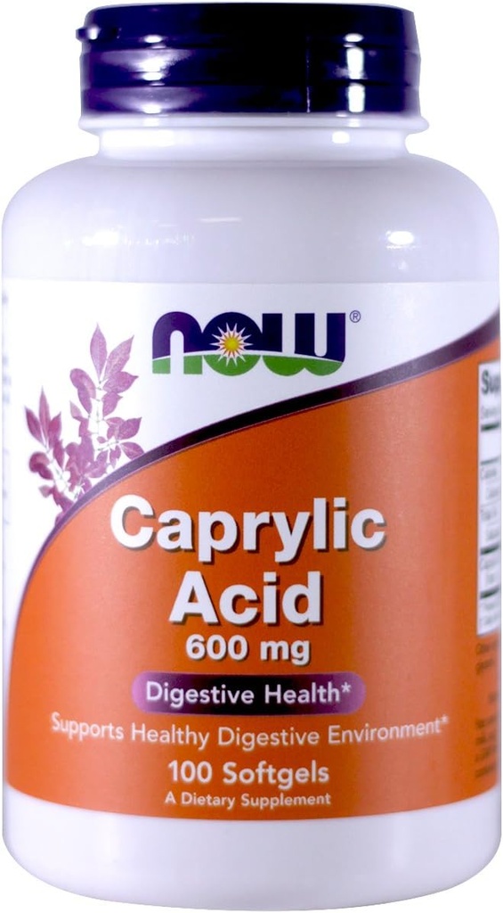 Nyní potraviny Capyl Acid 600mg, 100 Softgels - (Balení po 2)