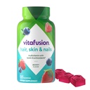 Vitafuze Nádherné vlasy, kůže a nehty Multivitamin Gummy Vitamíny, plus Biotin a antioxidant vitamíny C & E, Malina Flavor, 135ct (45 denní dodávka), z americké číslo jedna Gummy Vitamin Brand