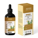 Organický vitamin E Oil - Esenciální čistý vitamin E olej pro péči o tělo a péči o pleť - 4-Oz Lahvička pro suchou pleť, vrásky, Stretch Marks, Akne & Anti- Aging