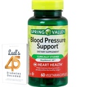 Spring Valley Blood Pressure Support, 60 Capsule. zahrnuje 124; od A po zinek s luAL 124;