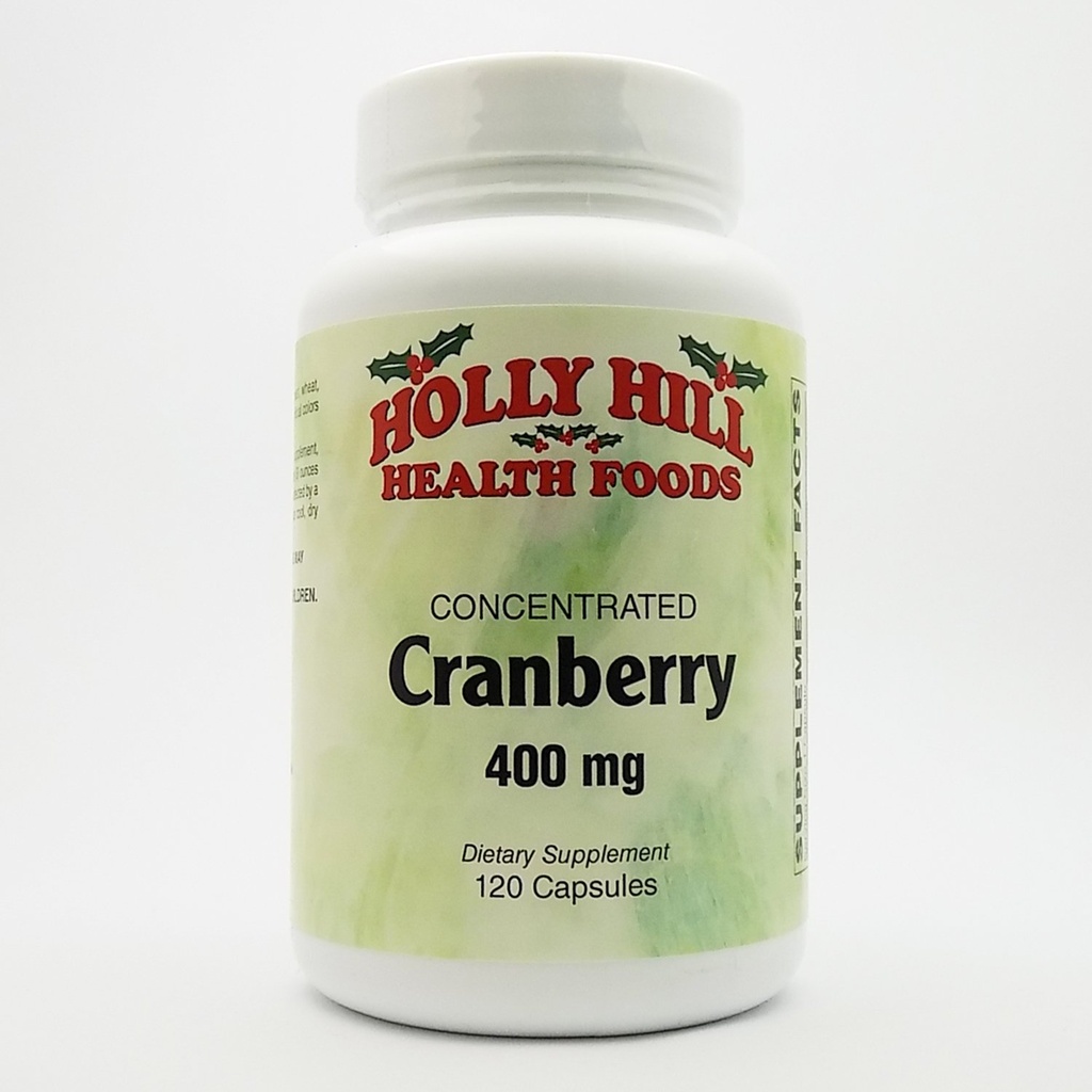 Holly Hill Health Foods, Cran- Max Koncentrované Cranberry 400 MG, 120 Kapsle