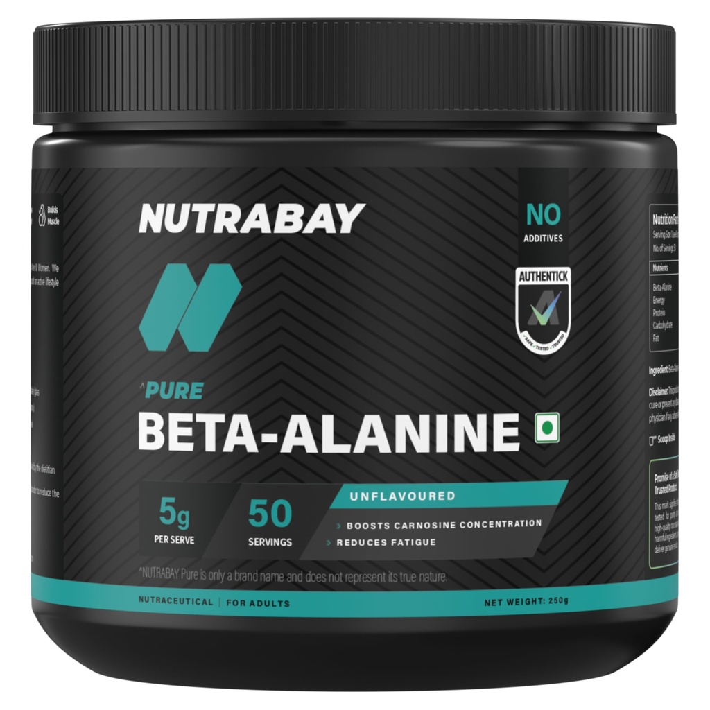 Nutrabay Čisté 100% Beta Alanin - neochucené, 250g