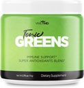 Tonic Green Powder Vitamin Boost Dodatek Oficiální Formula - Přírodní zelená Směs Energy Dodatek Extra Síla - BCAA L-glutamin Vitamin B6, Revoluční energie Oprava Řešení Recenze (1 Pack)