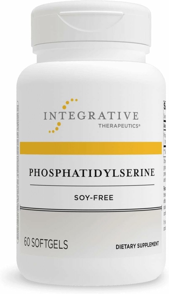 Integrační terapeutika Fosfatidylserine - Příplatek na podporu mozkových funkcí * - Podporuje zdravou reakci na stres * - Gluten- Free, Soy- Free & Dairy- 60 Softgels (60 Služeb)