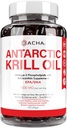 Premium Antarktický krilový olej doplněk Softgels- 1500 mg s přírodní Omega-3, Astaxanthin a fosfolipidy 120 měkké gely, 180mg EPA & 120mg DHA pro imunitní, Memory Support, Heart Health Non- GMO