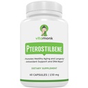 VitaMonk Pterostilbene 150mg Kapsle Žádné umělé plnidla - Soy Free Trans- Pterostilbene Dodatek, který podporuje zdravé stárnutí a dlouhověkost - 60 Veggie- Caps - Lepší Resveratrol