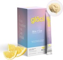 Gloci Skin + Gut - Probiotická DE111 - Hyaluronová kyselina, hořčík, vitamín C, zinek, kokosový vodní prášek - Klinicky studovaný Probiotický pro zářivou pleť, Gut zdraví, Hydratace - 30 Počet