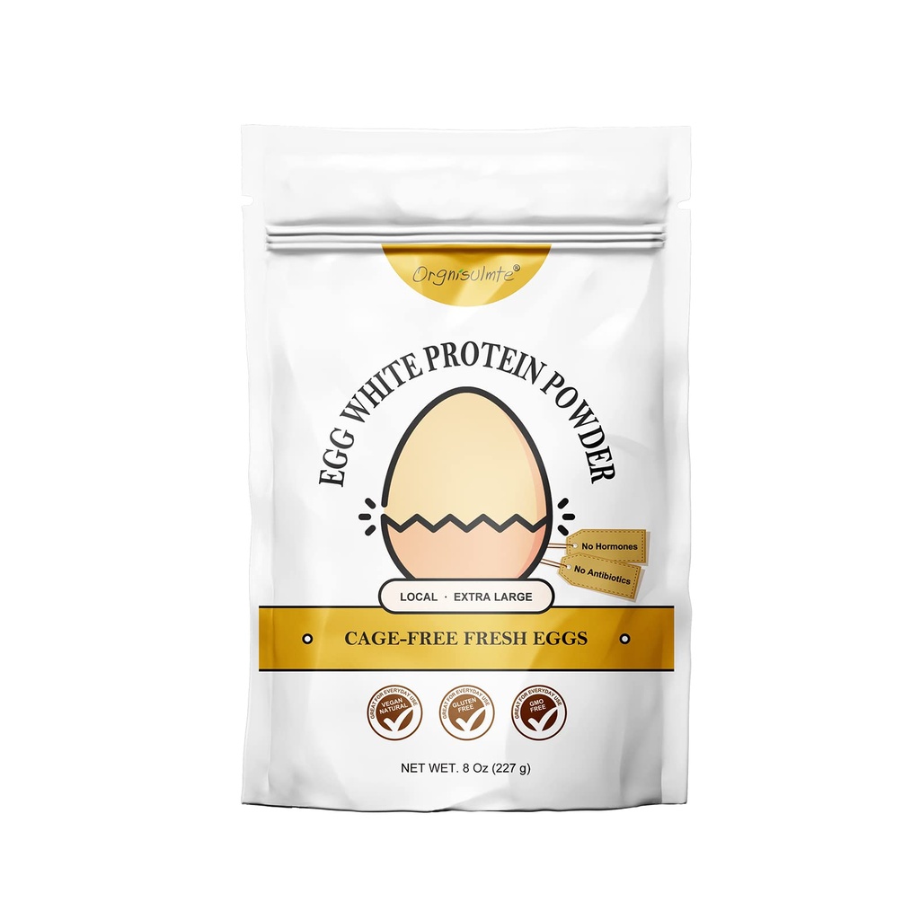 Ornisulmte vejce bílý protein prášek 8 Oz, pasterizované sušené vaječné bílky protein, gluten- Free, non-GMO, bez příchutí, volný rozsah vysoký Whip pro pečení, Desperts 227g