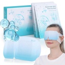 LC- dolida 14 Balení Hyaluronic kyselina parní maska vyhřívané oko maska pro suché oči Jednorázové vlastní topení očí pára maska pro spánek lázně cestování obchodní výlet doplňky relaxační dárky pro ženy, muži