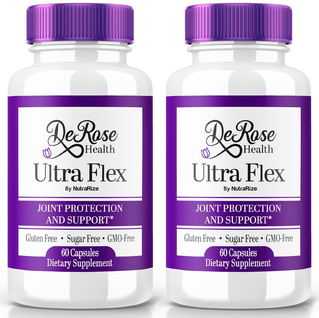 (2 Pack) Ultra Flex Kapsle, Advanced Joint Support Supplement, Ultra Flex Natural Joint Health Formule, Max Strength Pills for Joint Wellness and Mobility, UltraFlex Vitamin Recenze (120 Kapsle)