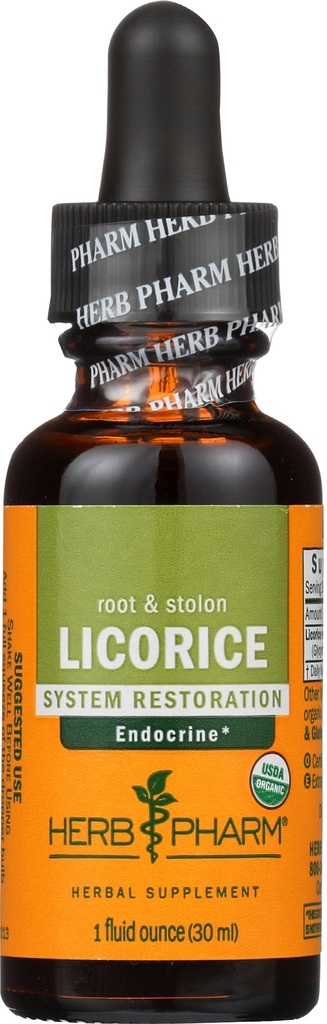 Herb Pharm Certified Organic Licence Liquid Extract for Endokrinní systém Support - 1 Ounce (DLIC01)