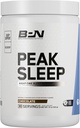 BARE VÝKONNOST VÝPOČET, BPN Peak Sleep Night- Time Sleep Support Supplement, Hot Drink Mix Powder, 30 Serings, Chocolate