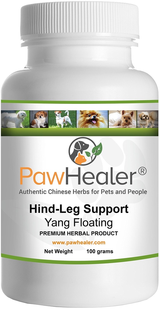 Hind Leg Slabost: Yang Floating - Nohy Buckle - 100 Grams- Bylinné Powder- Psi