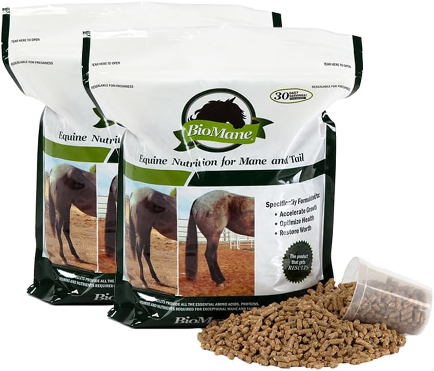 BioMane Hair Nutrition Supplement pro koně - 60 Day Supply (Resealable)