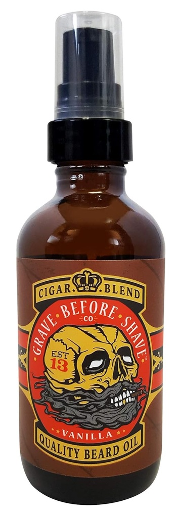 Hřbet Before Shave Beard Oil (Cigar Blend) 4 oz. Láhev