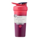 BlenderBottle Sport Sleek Izolovaný nerezová ocel Shaker Lahev s Wire Whisk, 25-Ounce, Sangria Ombre - Protein Shake & Hydration pro sportovce & Fitness Enthusiasts, Easy Mixing, Slim Easy to Hold, Drží nápoje studené, Uzamykatelné Lid