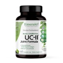 EMERALD LABS UC-II Joint Formule - Vyrobeno s nedenaturovaným kolagenem typu II, Bioperin, Kurkuminoidy & Více pro svalovinu a společné zdraví a mobilitu a flexibilitu - 60 Zeleninové kapsle