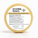 ECZEMA HONEY Gentle Oatmeat and Lavender Soap - Natural Eczema Body Wash - Daily Gentle Soap for Dry, Itchy, Citsitive, & Iritable Skin (3.3 Oz)