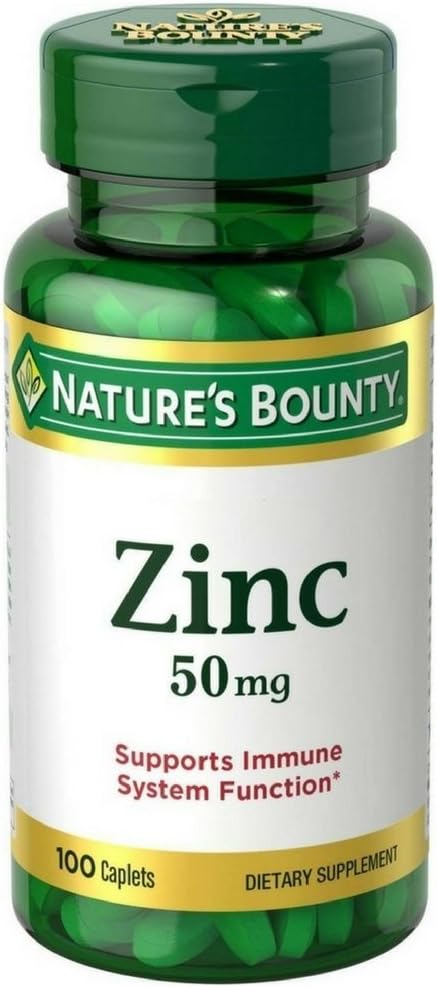 Přírodní Bounty Zinek 50 mg Kaplety 100 ea