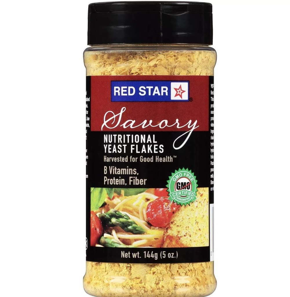 Red Star Savory Nutritional Yeast Flakes 5 oz. Třepavka (balení po 3)