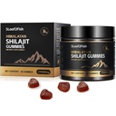 Organic Shilajit Gummies, Pure Himalayan Shilajit Gummies for Men Supplement, Gold Shilajit Gummies for Women 's Natural 85 + Trace Minerals, Ashwagandha, Black Seed Oil Extract, 90 Gummies