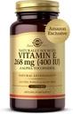 Solgar Vitamin E 268 mg (400 IU), 360 Alfa Softgels - Natural Antioxidant, Kožní a imunitní systém Support - Naturally- Sourced Vitamin E - Gluten Free, Dairy Free - 360 Servings