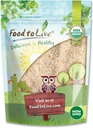 Potraviny pro živé - Organické celé Psylium Husks, 1 libra - Non- GMO Flakes, Vegan, Neslazené, Neochucené, Bohatá na dietní vlákna, Přírodní potraviny Thickener, Skvělé pro pečení